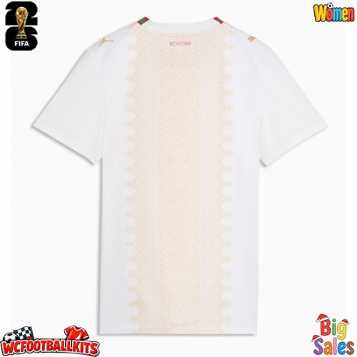 Morocco Replica Away Stadium Shirt for Women World Cup 2026 Short Sleeve